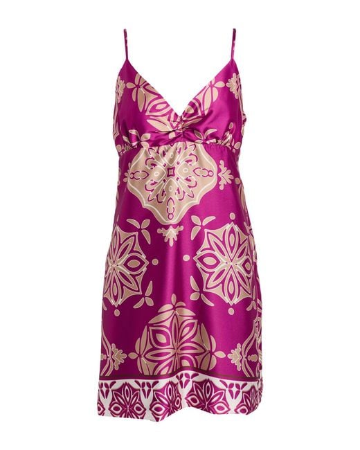 ViCOLO Purple Mini Dress