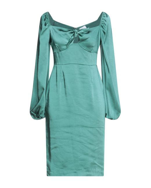 ..,merci Green Emerald Midi Dress Polyester