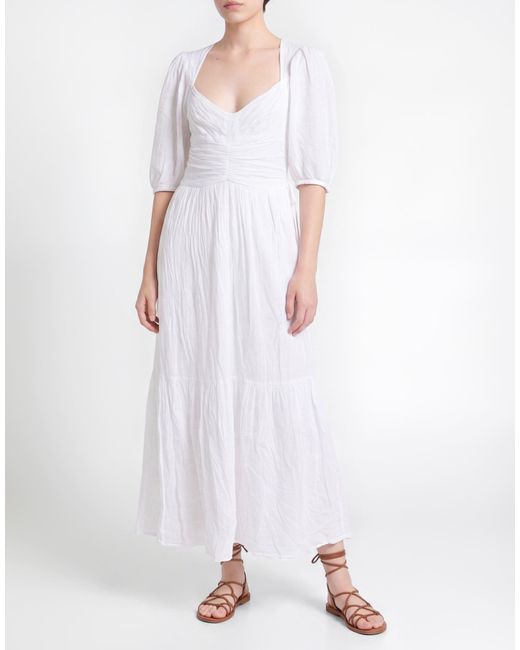 Isabel Marant White Maxi Dress Cotton