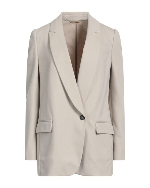 Brunello Cucinelli Natural Blazer