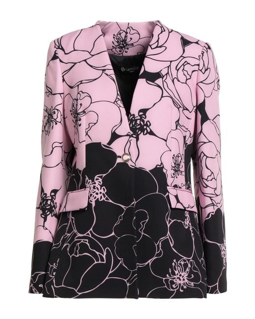Camilla Pink Blazer Polyester, Elastane
