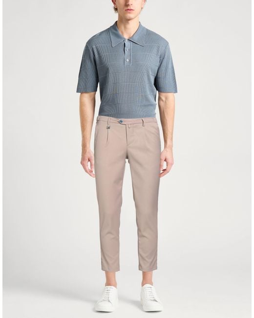 Barbati Natural Pants Polyester, Viscose, Elastane for men