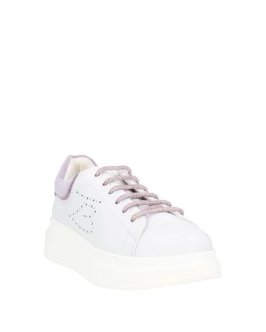 Tosca Blu White Sneakers Textile Fibers