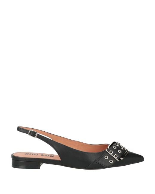 Bibi Lou Black Ballet Flats