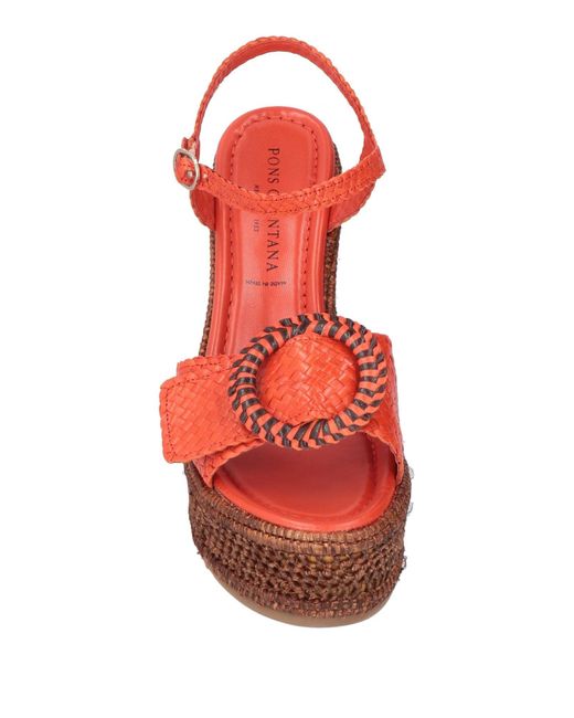 Pons Quintana Red Espadrilles