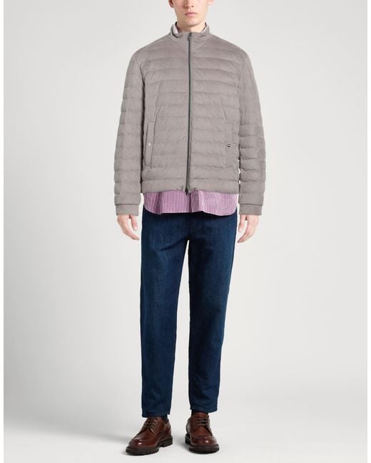 Herno Gray Puffers for men