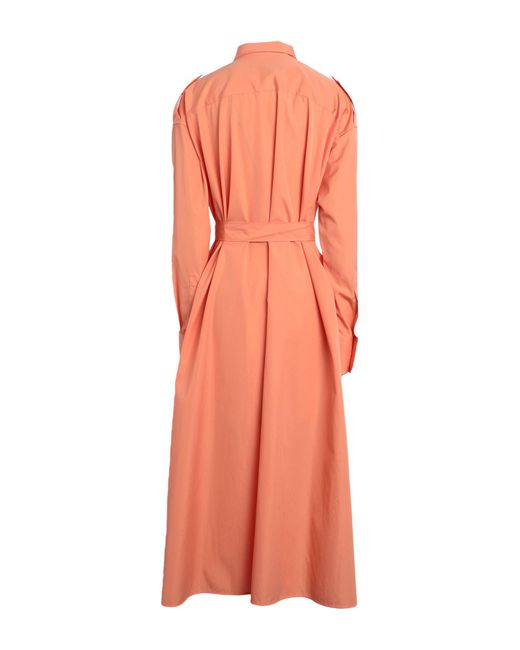 DSquared² Orange Midi Dress