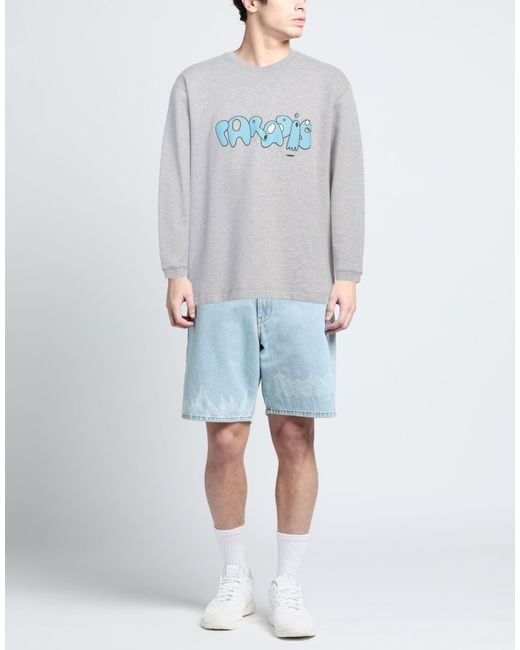 3.PARADIS Gray Sweatshirt for men