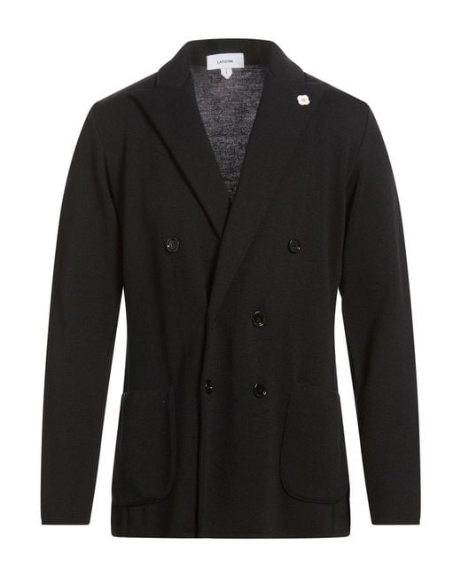 Lardini Black Blazer for men