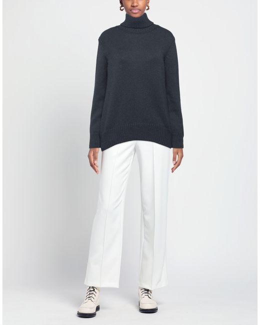 Moorer Blue Turtleneck Cashmere