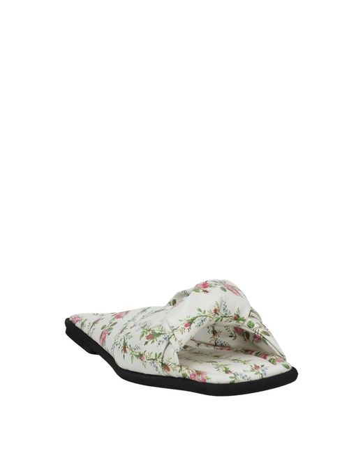 MAISON ROUGE Venezia White Sandals