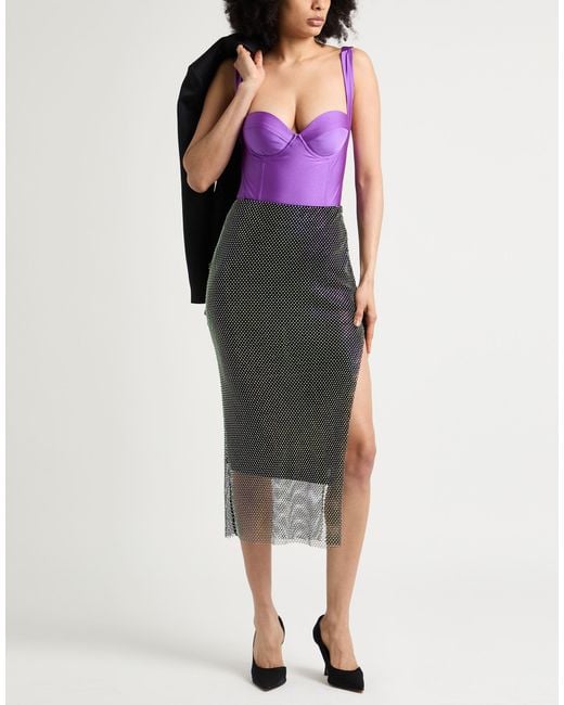 SILENCE LIMITED Purple Bodysuit Polyamide, Elastane
