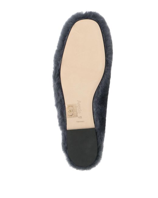 Aeyde Blue Mules & Clogs Leather