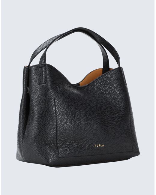 Furla Black Primula S Hobo -- Handbag Leather