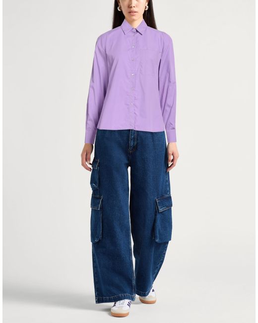 MAX&Co. Purple Shirts