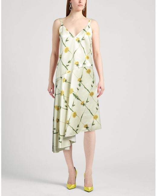 Burberry Metallic Midi Dress