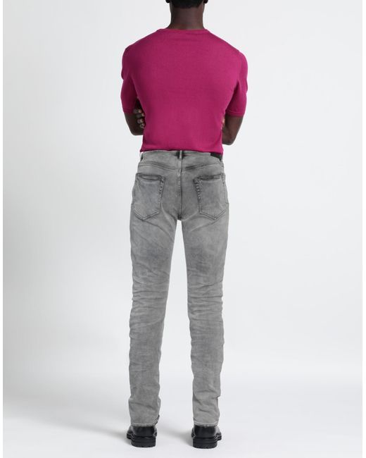 Purple Gray Jeans for men