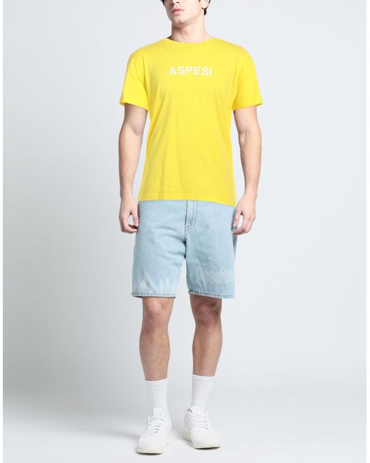 Aspesi Yellow T-shirt for men