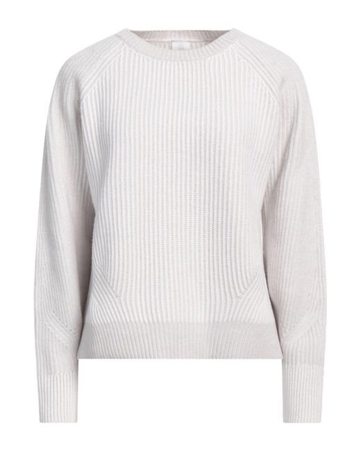 Eleventy White Sweater