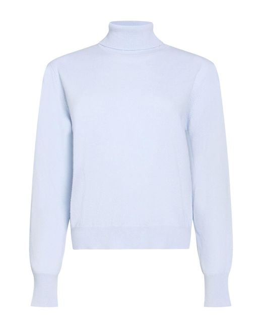 Daniele Fiesoli Blue Collezione N_01 Light Turtleneck Wool, Cashmere