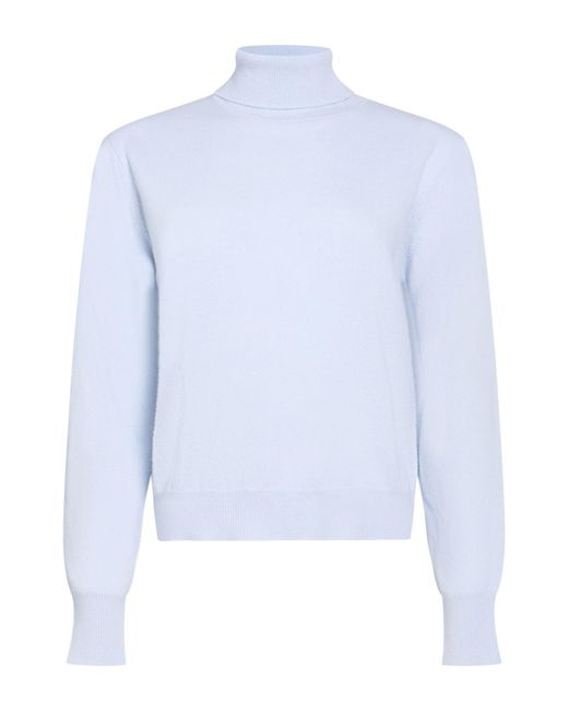 Daniele Fiesoli Blue Collezione N_01 Light Turtleneck Wool, Cashmere