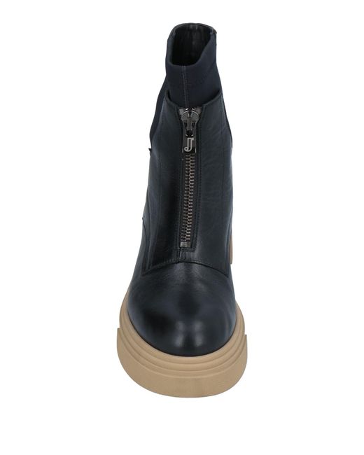 Jeannot Black Ankle Boots