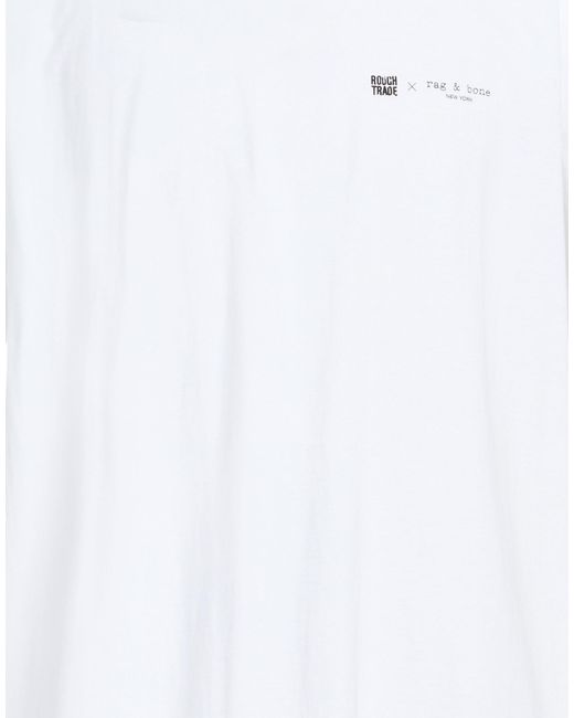 Rag & Bone Men's White T-Shirt Cotton