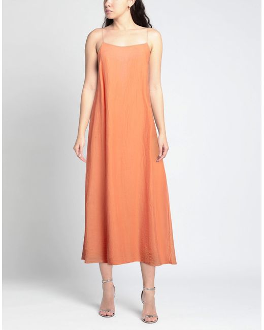 Pomandère Orange Maxi Dress
