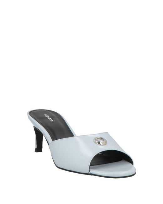 Coperni White Sandals Leather