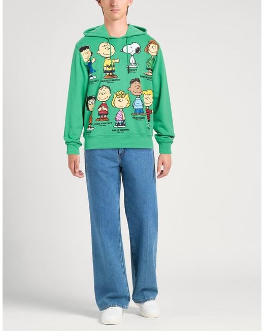 Lacoste Green X Peanuts Sweatshirt Cotton for men