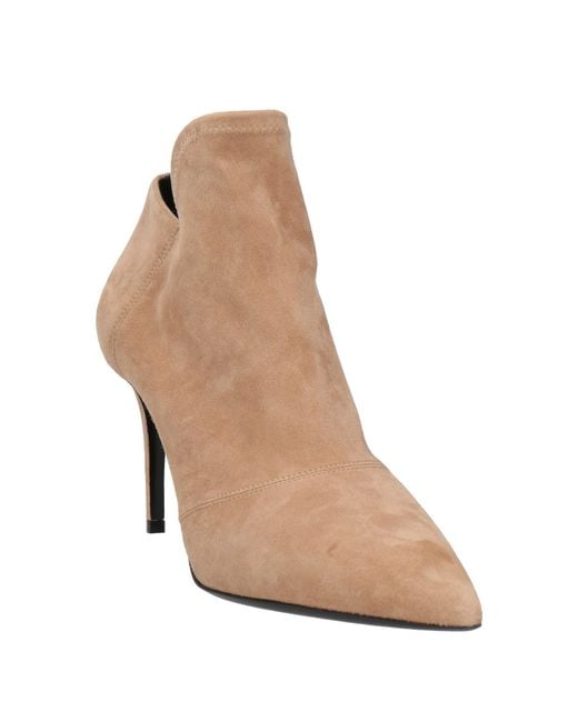 Grey Mer Brown Sand Ankle Boots Leather