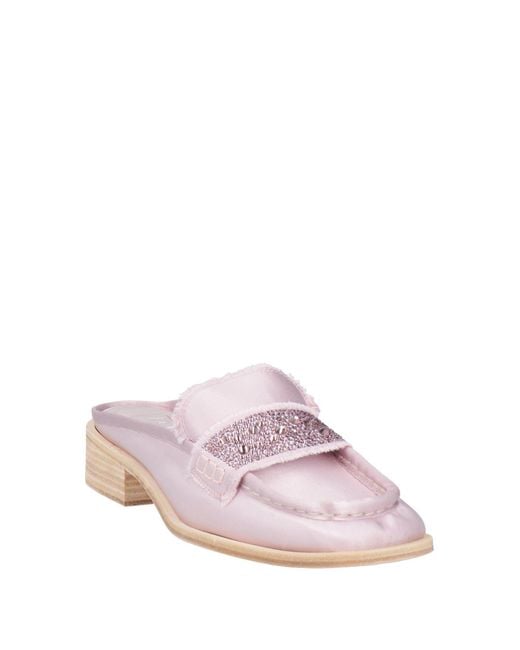 Ras Pink Mules & Clogs