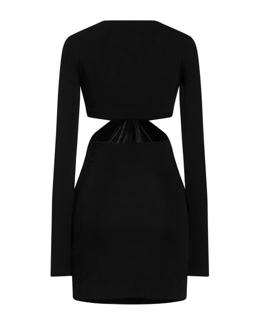 DSquared² Black Mini Dress Viscose