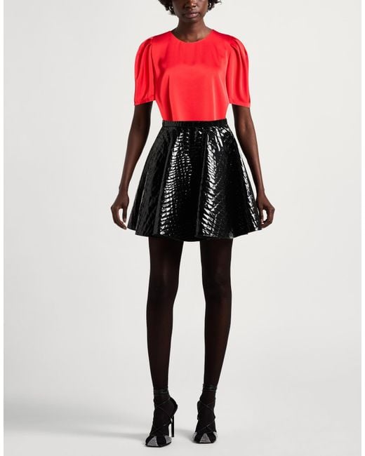 Gai Mattiolo Red Top Polyester, Elastane