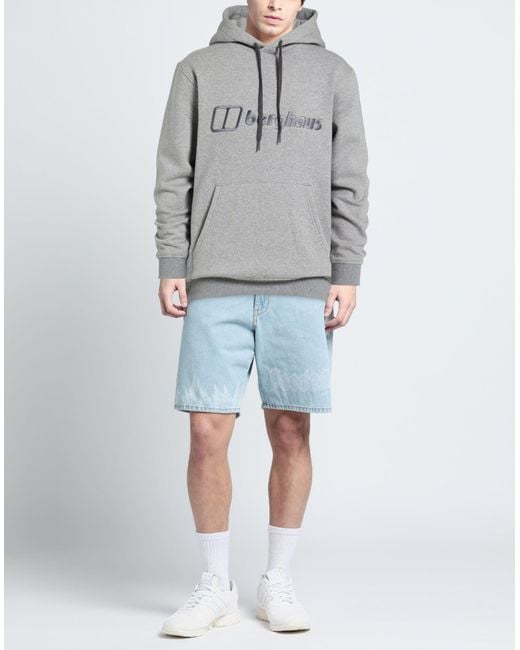 Berghaus Gray Sweatshirt Cotton, Polyester, Elastane for men