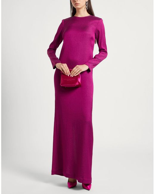 Alysi Purple Maxi-Kleid