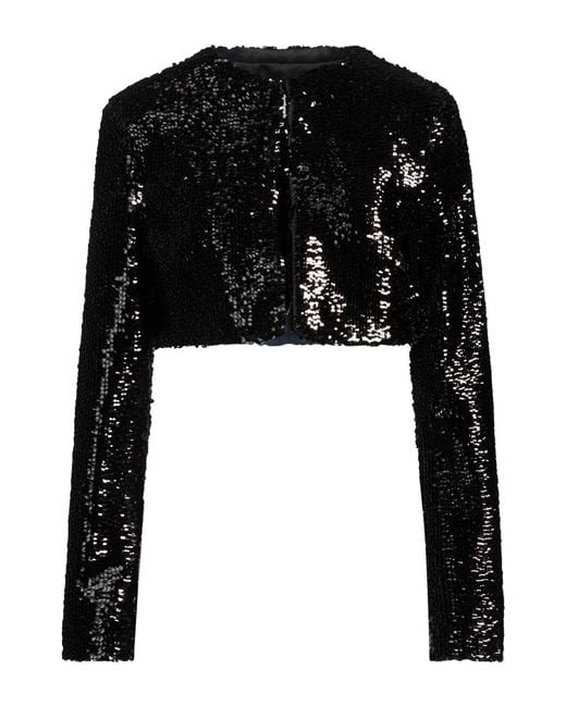 GIUSEPPE DI MORABITO Black Jacket Polyester, Elastane