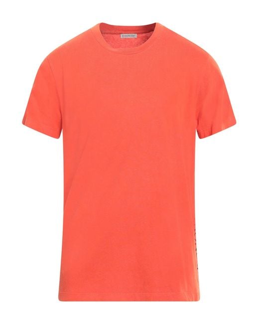 Moncler Red T-shirt for men