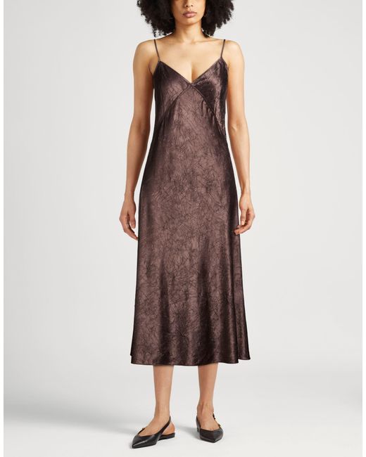 MAX&Co. Brown Midi Dress