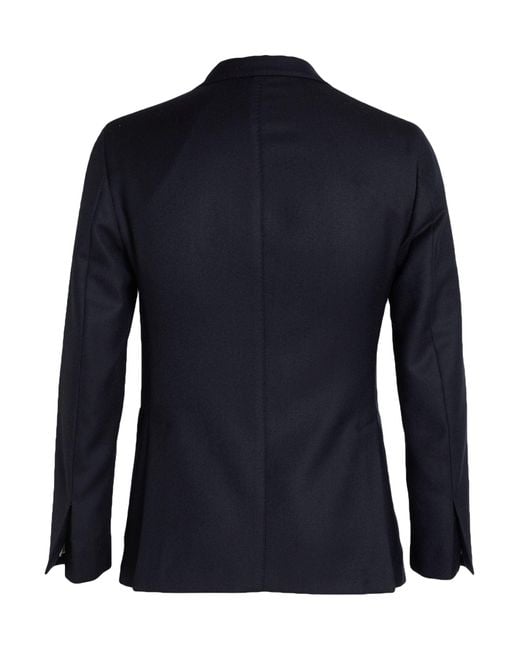 Boglioli Blue Blazer Virgin Wool for men