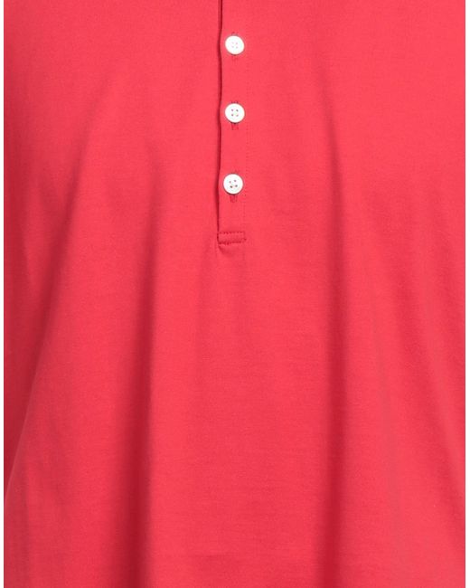 Thom Browne Red Polo Shirt for men
