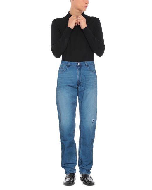 Bikkembergs Blue Trouser for men