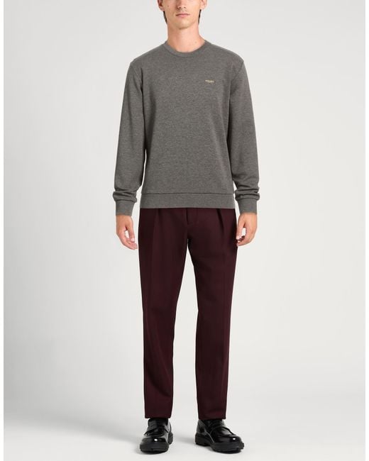 Woolrich Gray Sweatshirt Cotton, Polyester, Elastane for men