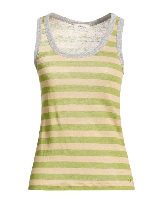 Ottod'Ame Yellow Tank Tops