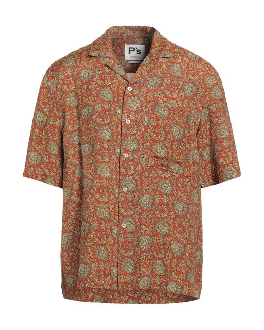 President's Brown Rust Shirt Modal for men