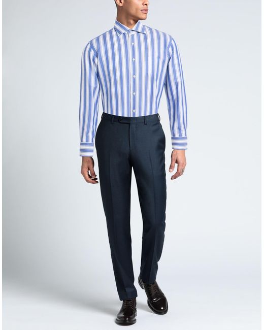 Alessandro Gherardi Blue Shirt Cotton for men