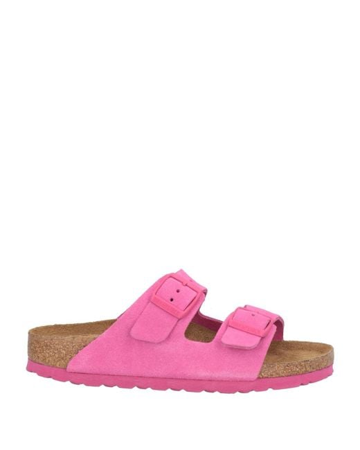 Birkenstock Pink Sandals Leather