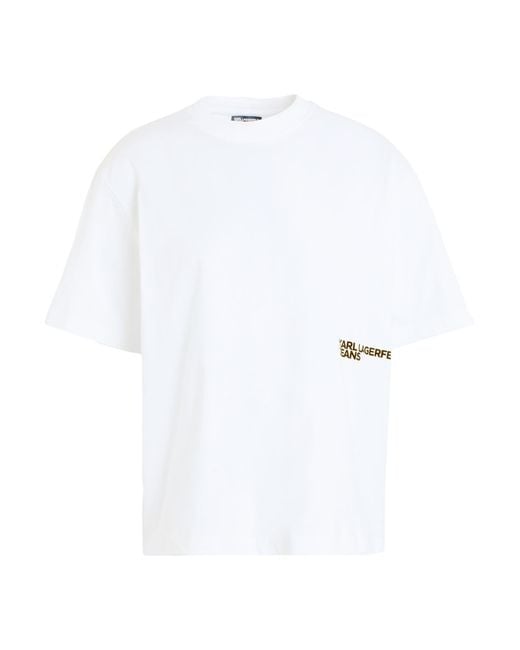 Karl Lagerfeld White T-Shirt