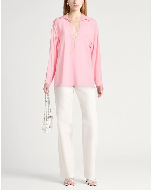 Philosophy Di Lorenzo Serafini Pink Top Viscose, Elastane