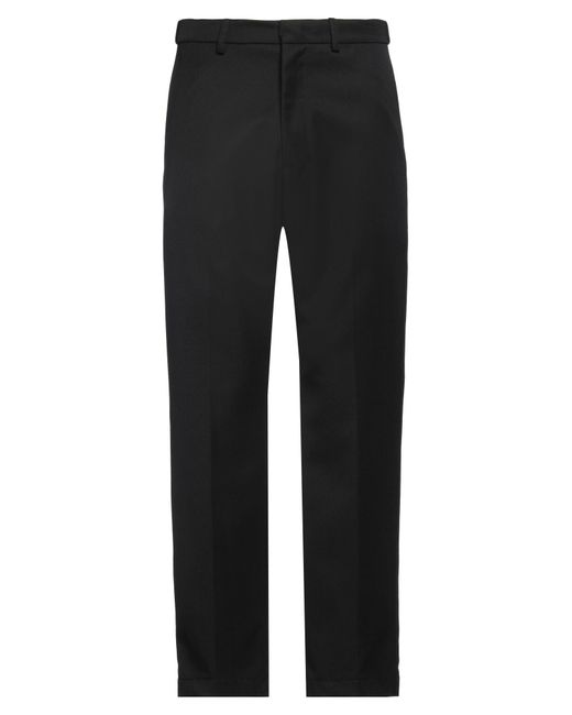 Seafarer Black Pants Polyester, Virgin Wool for men